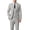 White, variant on Beauty-Emily Men's Plaid Suit Set, 3 Pcs Single Breasted Peak Lapel Blazer Vest & Pants, Slim Fit Formal Wear for Wedding, Prom & Party