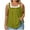Army Green1, variant on Posijego Womens Plus Size Tank Tops Loose Square Neck Pleated Front Sleeveless Top Summer Casual Shirts