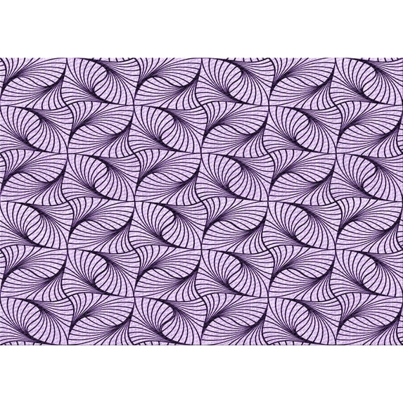 Ahgly Company Machine Washable Indoor Rectangle Transitional Rebecca Purple Area Rugs, 2' x 5'