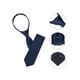 thumbnail image 5 of CORBATA PREATADA DE HOMBRE INSPIRADA CHIC, COLOR SÓLIDO, CON CREMALLERA, CON CORREA AJUSTABLE PARA BODA, NOVIO, AZUL MARINO, TALLA ÚNICA, 5 of 5