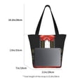 thumbnail image 3 of Fotbe CHARRO SUIT Bolsa de Playa con Estampado, Bolsa de Hombro, Bolsa de Mano Espaciosa, Bolsa de Viaje Ligera, Bolsa de Compras Versátil, 3 of 6