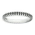 thumbnail image 1 of Bague Empilable en Argent Sterling Stackable Expressions Antique Taille 10, 1 of 3