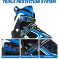 thumbnail image 2 of Patines en línea MammyGol para niños con ruedas iluminadas de 10 a 13 años, 2 of 8
