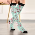 thumbnail image 5 of Coolnut 1 Pack Lovely Love Heart Compression Socks for Women Men, Knee High Stockings for Athletic Sports,Running,Travel, 5 of 6