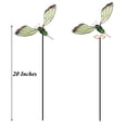 thumbnail image 4 of Juegoal Set de 3 Estacas Decorativas para Jardín de 51 cm con Mariposa, Libélula y Colibrí que Brillan en la Oscuridad, 4 of 6