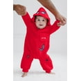 thumbnail image 5 of Marvel Avengers Spider-Man Cozy Sherpa Zip Up Cosplay Coverall Newborn to Infant, 5 of 5
