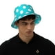 thumbnail image 4 of Balery Aqua And White Polka Dot Sombreros para el sol para hombre y mujer, sombrero de pescador con UPF 50+, 4 of 6