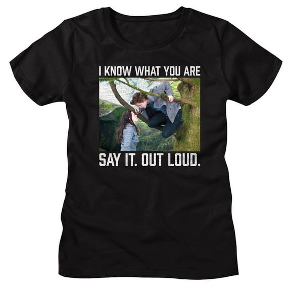 Twilight Say It Out Loud Black Women's T-Shirt