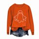 thumbnail image 1 of Ailaofu Womens Halloween Crewneck Sweatshirt Cute Long Sleeve Graphic Pullover Tops Fall Fashion Clothes, 1 of 4