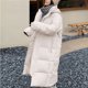 thumbnail image 5 of Parkas de manga larga para mujer, abrigo de algodón de longitud extendida para mujer, abrigo de algodón con capucha gruesa, holgado, resistente al frío y cálido, largo hasta la rodilla, abrigo para mu, 5 of 8