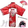 thumbnail image 1 of Conjunto de vestido kimono Costume PLULON para mujer con accesorios, 1 of 5