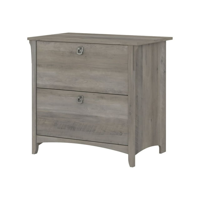 Bush Furniture Salinas 2 Drawer File Cabinet in Driftwood Gray