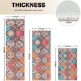 thumbnail image 4 of Multicolor Ethnic Geometric Pattern Kitchen Rugs Sets Of 3,Kitchen Runner Rugs Non Skid Washable,Decorative Kitchen Floor Mats for Kitchen,Sink,Laundry,17"x30"+ 17"x47" + 17"x59", 4 of 6