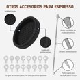 thumbnail image 4 of Bomsirus Kit Barista Profesional Para Espresso, 22 Accesorios de Caf&eacute; &ndash; Tamper 51mm, WDT, Jarra Espumadora 350 ml, Latte Art, Base, Tapete y 16 Plantillas (22), 4 of 8