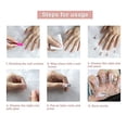 thumbnail image 5 of Uñas postizas cuadradas a presión, uñas postizas cortas de acrílico de cobertura total para mujeres y niñas, 24 piezas (I-10),, 5 of 5