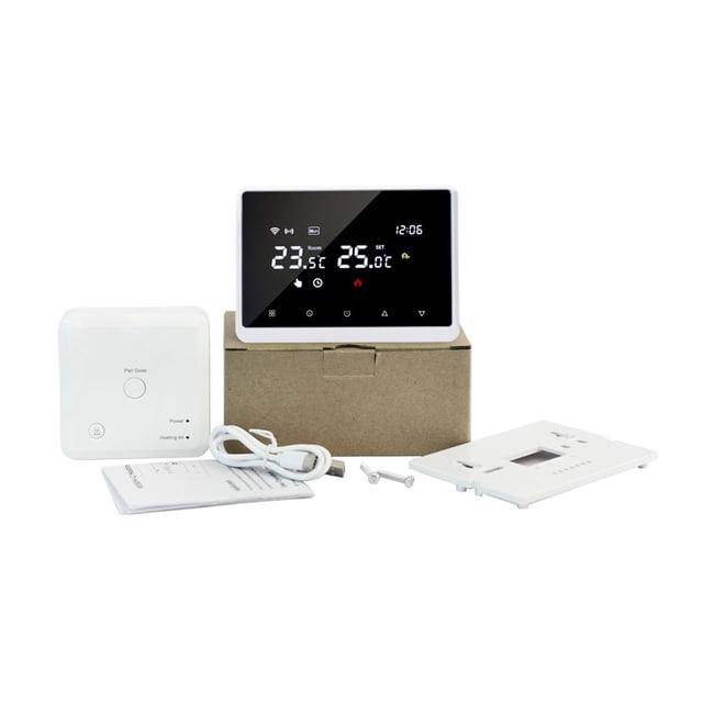 Tuya Smart Thermostat Switch, Temperature Controller for Gas Boiler Water Heating Support LCD Display ,Save Energy