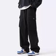 thumbnail image 5 of Zszcpp High Waisted Pants Men All Matching Plus Size Street Wear Cargo Pants Multi-Pocket Latest Lounge Trousers Casual Trouser, 5 of 5