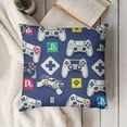 thumbnail image 3 of SHANXI Throw Pillow Covers Decorative - Video Controller Pillow Covers Blue White Room Pillow Case Pillowcases Party Bedroom Home Decor for Boy Girl 22x22in, 3 of 5