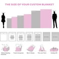 thumbnail image 6 of Personalised Photo Blankets Custom Picture Throw Blanket Birthday Gifts for Adults, Girlfriend Boyfriend Wife Husband Mom Dad Friend, 6 of 6