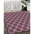 thumbnail image 2 of Ahgly Company Indoor Rectangle Patterned Pink Novelty Area Rugs, 6' x 9', 2 of 6