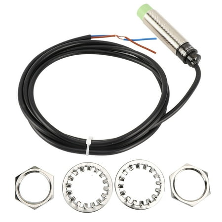 

Tebru 90‑250VAC 3‑Wire Cylindrical BERM Approach Switch Sensor W/ 1.4meter Power Cord