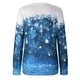 thumbnail image 4 of ICHUANYI Liquidación Moda Mujer Impresión Cuello Redondo Jersey Tops Manga Larga Cómoda Blusa Sudadera ICHUANYI WER202308250588, 4 of 6