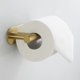 thumbnail image 2 of Portarrollos de papel higiénico autoadhesivo, oro cepillado, acero inoxidable SUS 304, sin perforación, para baño, dormitorio, cocina, con superpegamento BRI Rojo Verde, 2 of 5