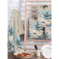 thumbnail image 2 of Spring Flowers Kitchen Dish Towels for Drying Dishes Set of 3, Vintage Rustic Tulips Floral Butterfly Khaki Waffle Weave Microfiber Hand Tea Bathroom Towels Quick Dry & Absorbent Towel 15.7x23.6, 2 of 7