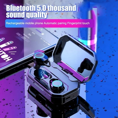 Bluetooth 5.0 Sports Waterproof Ear Wireless Headset Earbuds Touch Stereo