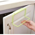 thumbnail image 6 of 1PC Kitchen Cabinet Rag Towel Rack, No Punching Plastic Storage Hanging Rack Towel Bar Shelf Hand Towels Holder for Bathroom,Kitchen,Living Room, 6 of 7