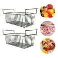 thumbnail image 7 of Deep Freezer Storage Rack, Strong Metal Metal Wire Simple Care Chest Freezer Organizer Bins 2Pcs Durable  For Refrigerators, 7 of 7