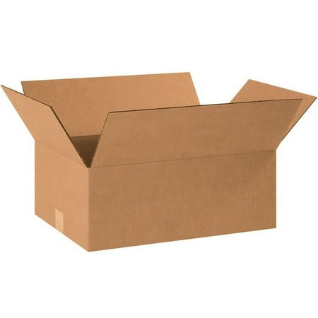 box partners corrugated boxes 18 1/2  x 12 1/2  x 7  kraft 25/bundle 18127