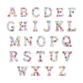 thumbnail image 2 of 26Pcs Rhinestone Letter Patches, Alphabet Patch DIY Projects, Sew on Applique Applique English Letter Patches Sew on Patches for Jacket Jeans Mixed Solid Color, 2 of 9
