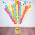 thumbnail image 4 of 100 globos espirales de látex de 1,5 g, globos retorcidos de colores, suministros para fiestas, decoraciones para cumpleaños, bodas y festivales., 4 of 5