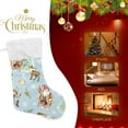 thumbnail image 2 of SKYSONIC Santa Claus Snowman and Tree Christmas Stockings 1PCS,Big Xmas Stockings Gift Decorations and Party Supplies,Used for Fireplace Decoration Socks Christmas Tree Decoration, 2 of 7