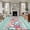 Green, variant on 5'x8' Area Rugs, Pink Starfish Ocean Indoor Outdoor Area Rug for Living Room Bedroom, Coastal Conch Green Wood Plank Farm Washable Bathroom Rugs Kitchen Floor Carpet Mats Home Decor Aesthetic