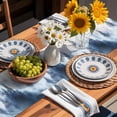 thumbnail image 2 of Mountain Peak Forest Table Runner, Silhouette Tree Bird Kitchen Table Runners Dress Scarves for Table Decorations Party/Restaurant/Indoor Outdoor Use, 13x36in, 2 of 7