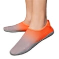 thumbnail image 2 of Domuza Men Women Casual Lightweight Quick Drying Aqua Shoes for Beach Diving Water Sport Orange 7（EU-38）, 2 of 4