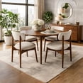 thumbnail image 1 of Comedor moderno circular de madera para 4 personas, 1 of 7