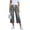 Gray 1, variant on Jeans for Women High Waisted Drawstring Stretch Cropped Jeans Pull On Wide Leg Tummy Control Denim Trousers with Pockets for Everyday Wear