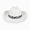 R365-White, variant on NOLDARES Western Cowboy Hat for Kids Boy Girl Classic Cowboy Cowgirl Dress Up Hat with Buckle Belt(Brown,3-15 Y)