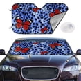 thumbnail image 2 of Balery Abstract Colorful Butterflies Print Car Windshield Sun Shade,Windshield Sunshade for Car Pickup Truck SUV Accessories-Small, 2 of 7