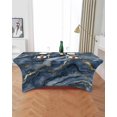 Spandex Table Covers, Abstract Natural Marble Art Stretch Fitted ...