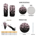 thumbnail image 6 of Yuyamidu Cherry Blossom Car Seat Covers Full Set of 15 Pink Car Floor Mats Steering Wheel Cover Safe Belt Pads Handbrake Cover Set Cup Holder, 6 of 6