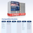 thumbnail image 4 of BNX TruFilter 20x25x5 (19.88’’ x 24.75’’ x 4.38‘’ Honeywell Compatible 4”) MERV 13 Air Filter (2-Pack) - MADE IN USA - HVAC AC Furnace Filters Health, Allergies, Mold, Bacteria, Smoke, MPR 1900 FPR 10, 4 of 5