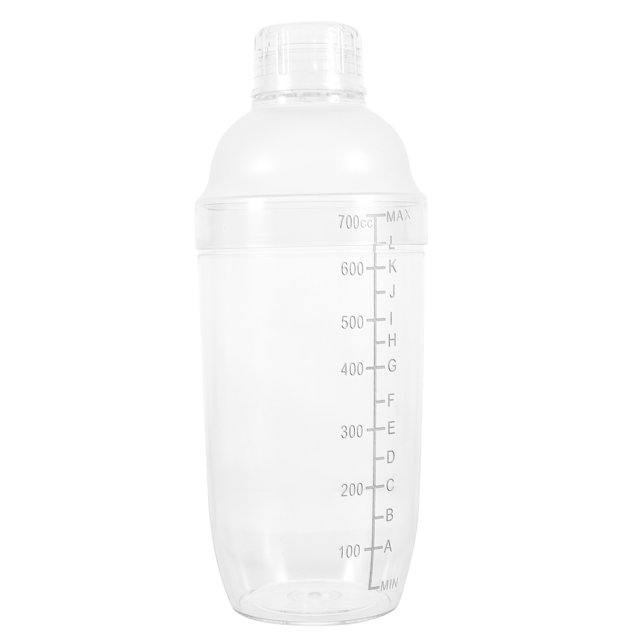 unbranded Cocktail Shaker Transparente De Plástico Con Resistente Para Uso En Bares Y Tiendas De Té