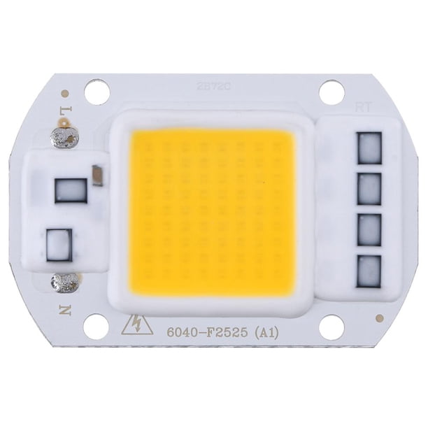 Chip Lámpara LED COB Alta Potencia 50W AC 220V para Reflector Foco(WW)