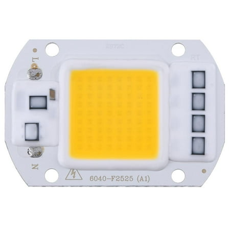 

Kotyreds 3pcs High Power 50W AC 220V COB LED Lamp Chip for Spotlight Searchlight(WW)