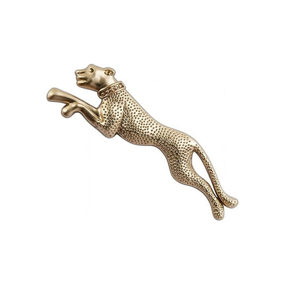 Knighthood Gold Jaguar Lapel Pin Badge Coat Suit Collar Accessories Brooch for Men