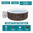 thumbnail image 4 of SaluSpa® Madrid Smart AirJet Outdoor Round Inflatable Hot Tub with App Control 2-4 Person with Pump #P09144, 4 of 10
